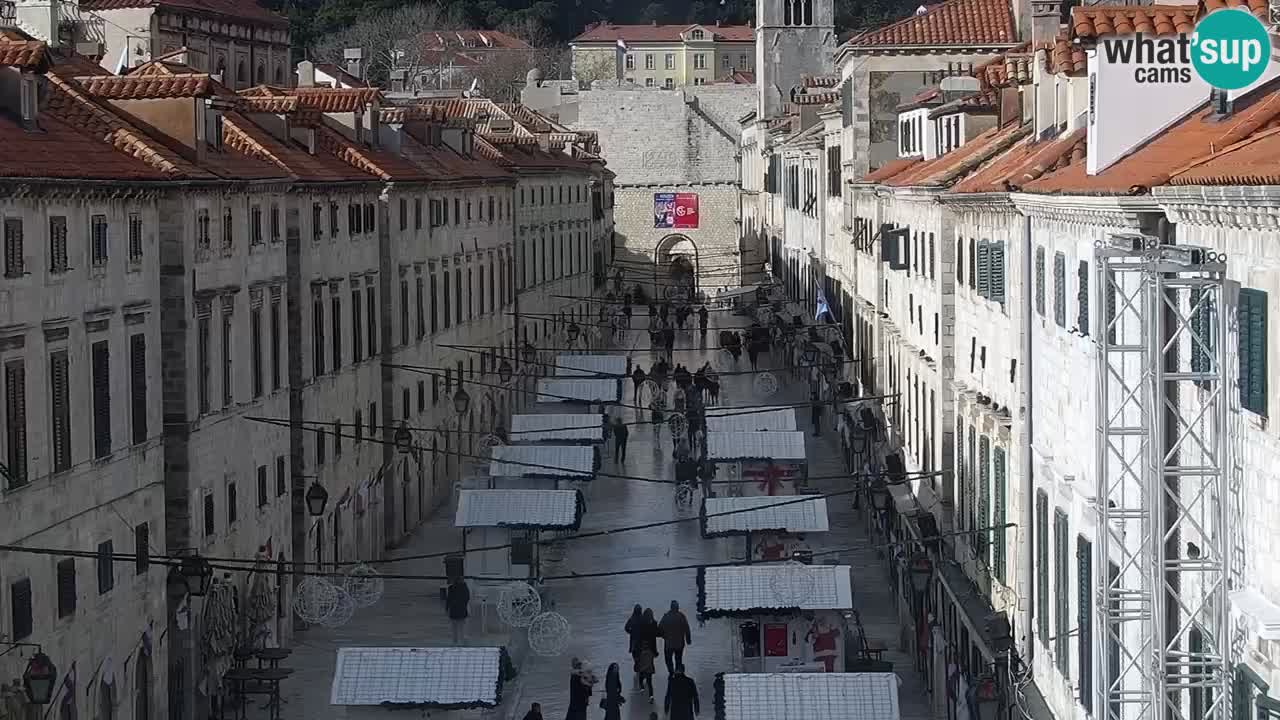 Webcam Dubrovnik – panorama de la vieille ville