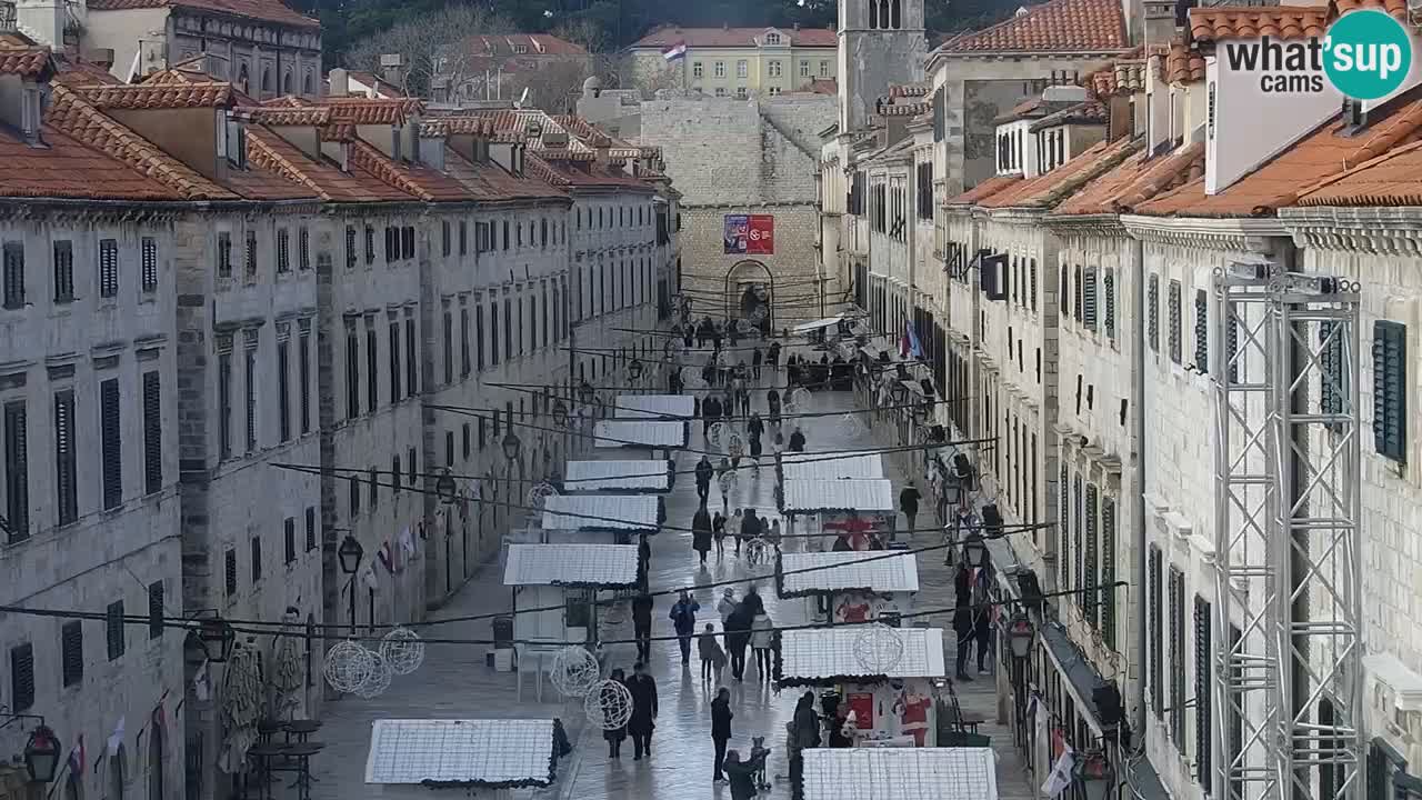 Webcam live Dubrovnik – panorama della città vecchia