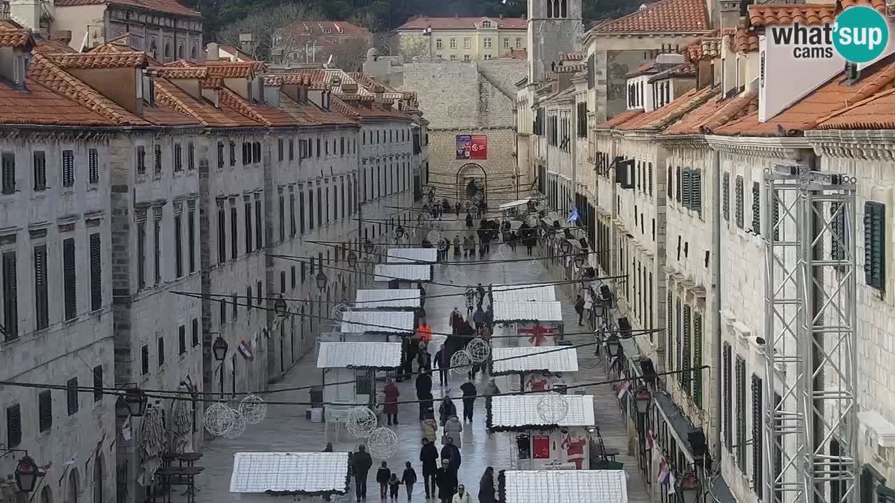 Webcam live Dubrovnik – panorama della città vecchia