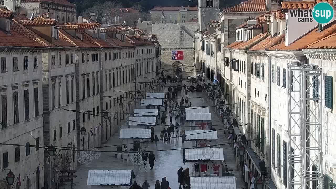 Webcam live Dubrovnik – panorama della città vecchia