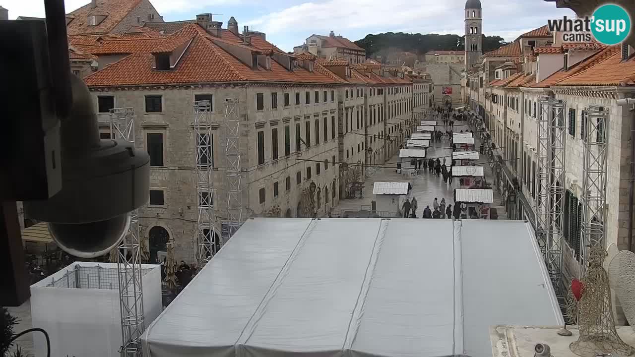 Webcam live Dubrovnik – panorama della città vecchia