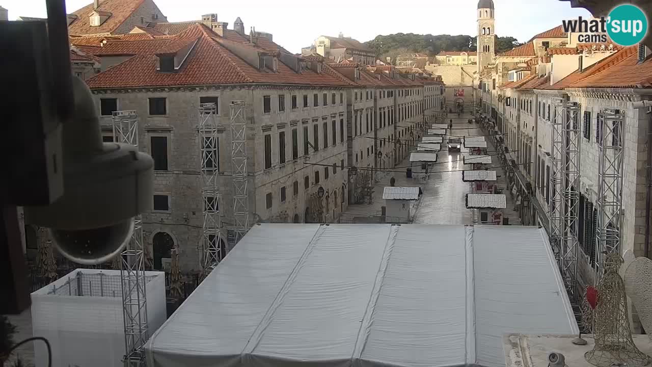 Webcam Dubrovnik – panorama de la vieille ville