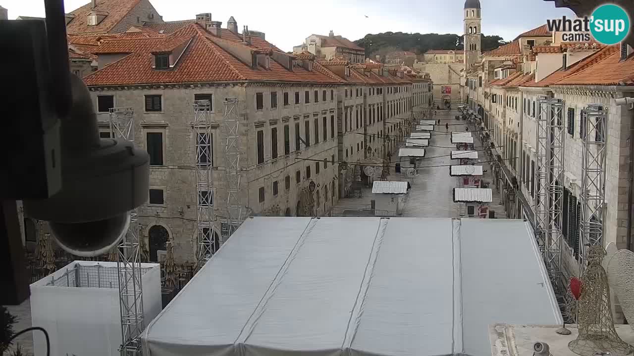 Webcam Dubrovnik – panorama de la vieille ville