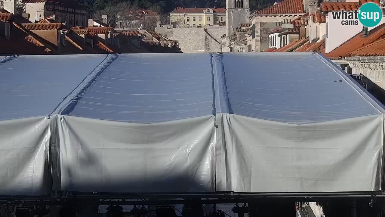 Webcam live Dubrovnik – panorama della città vecchia