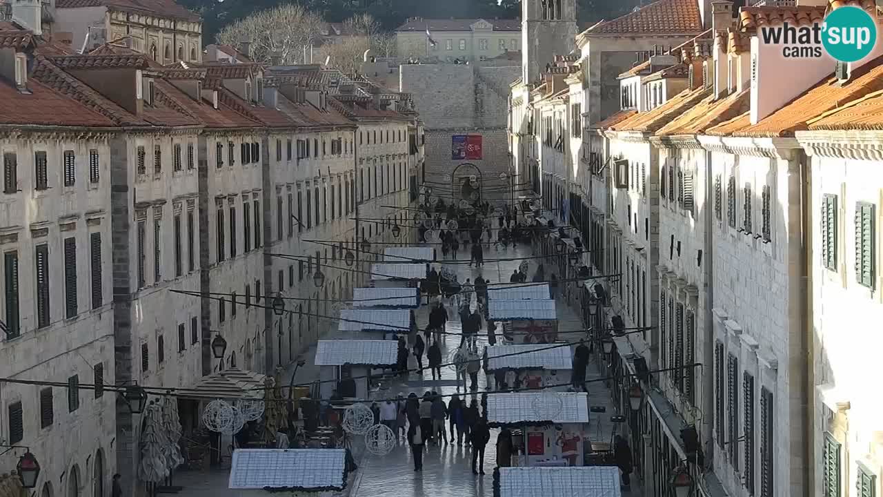 Webcam Dubrovnik – panorama de la vieille ville