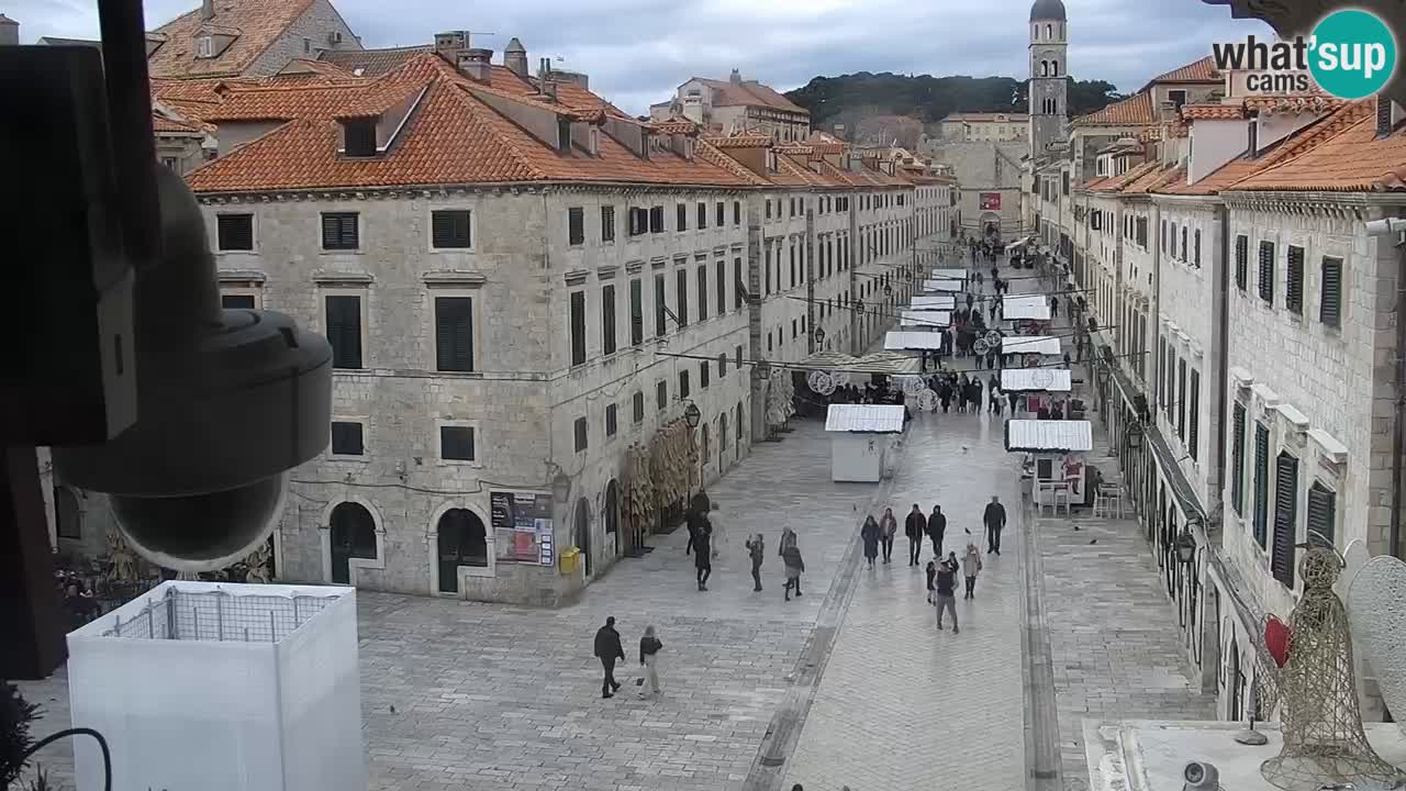 Webcam Dubrovnik – panorama de la vieille ville