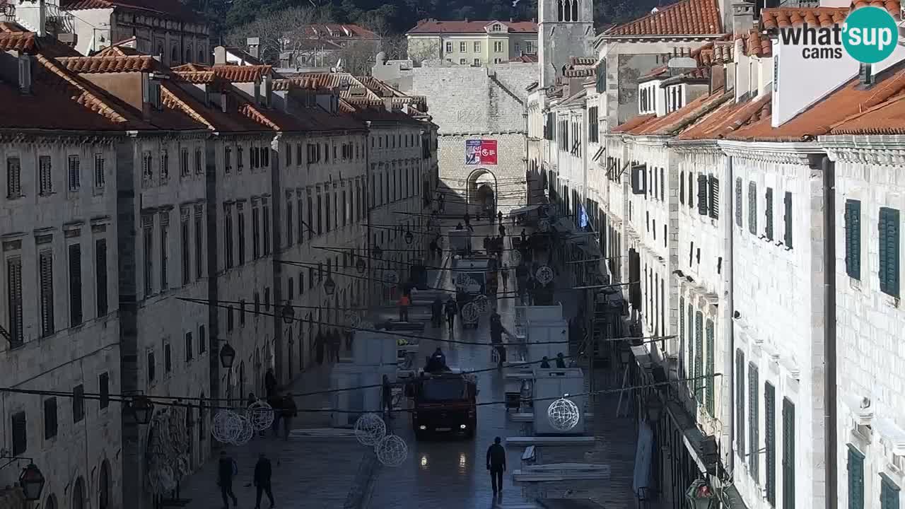 Webcam Dubrovnik – panorama de la vieille ville