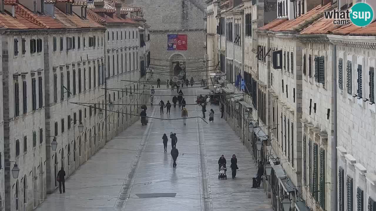 Webcam live Dubrovnik – panorama della città vecchia