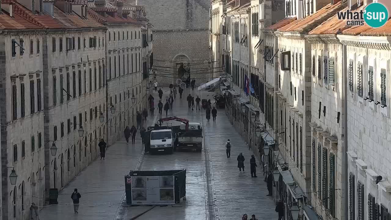 Live Webcam Dubrovnik Stradun