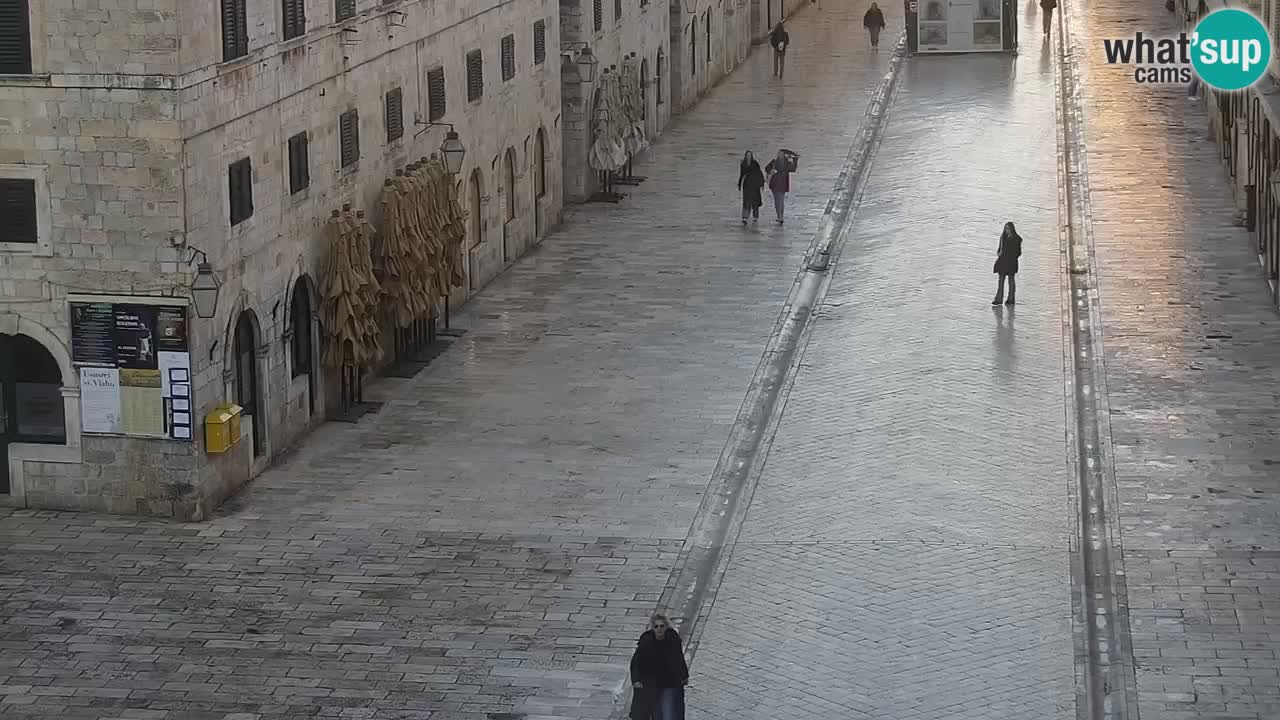 Kamera v zivo Dubrovnik – panorama na stari del mesta