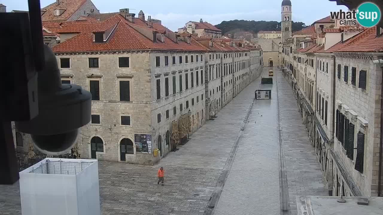 Kamera v zivo Dubrovnik – panorama na stari del mesta