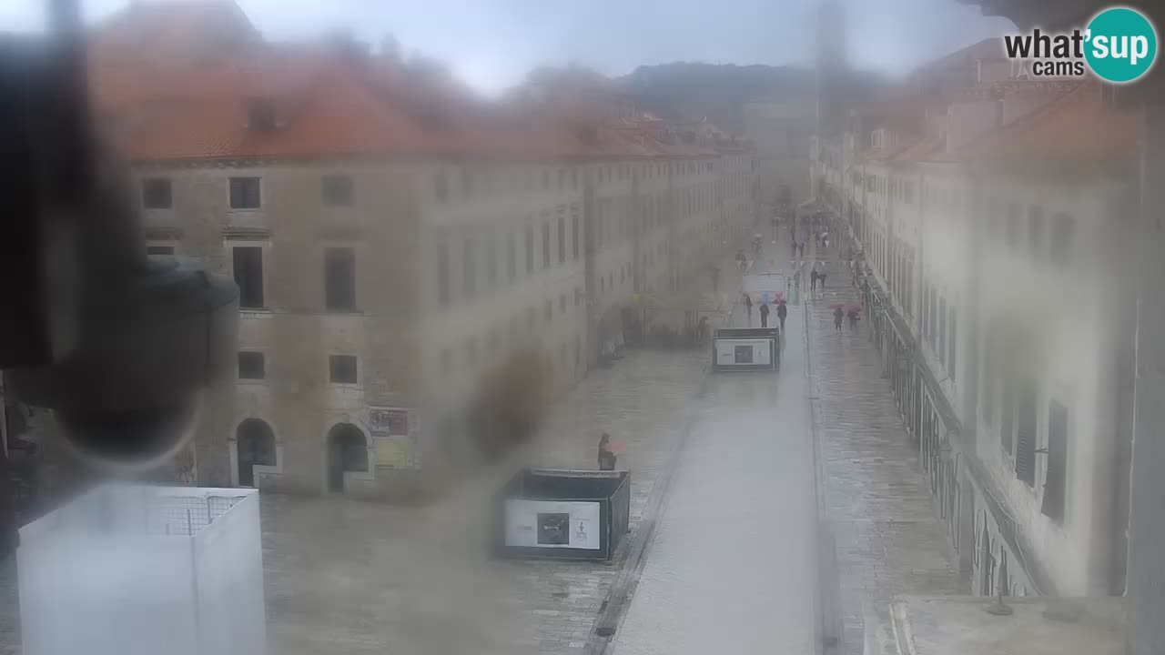 Kamera v zivo Dubrovnik – panorama na stari del mesta