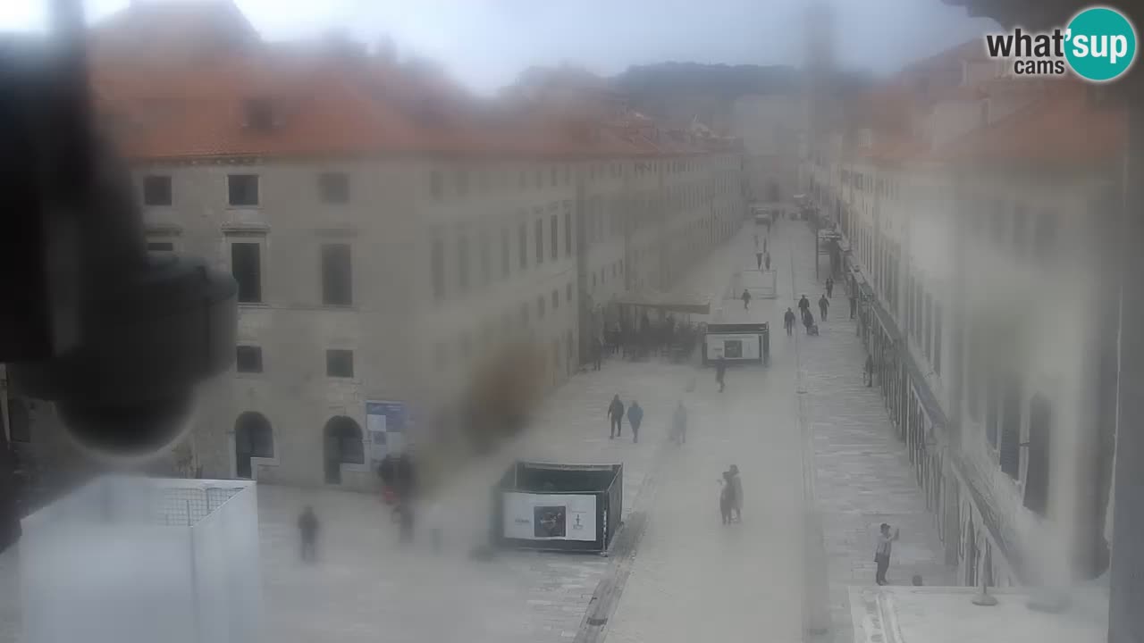 Kamera v zivo Dubrovnik – panorama na stari del mesta