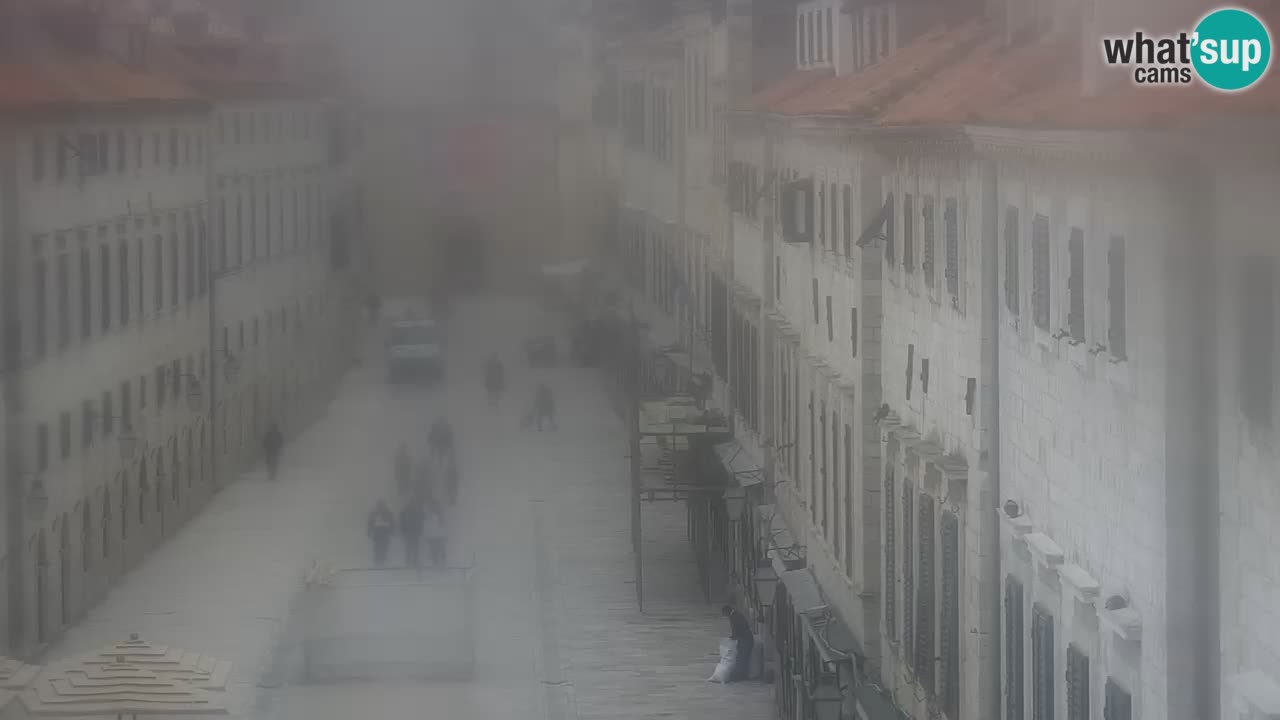 Kamera v zivo Dubrovnik – panorama na stari del mesta