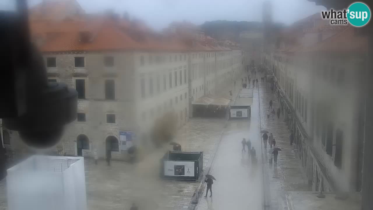 Kamera v zivo Dubrovnik – panorama na stari del mesta