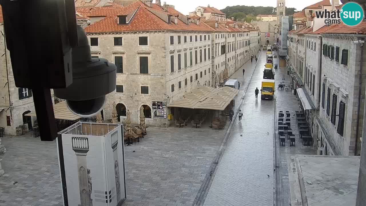 Kamera v zivo Dubrovnik – panorama na stari del mesta