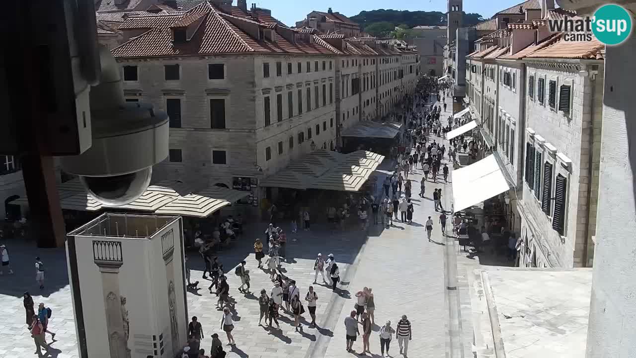 Kamera v zivo Dubrovnik – panorama na stari del mesta