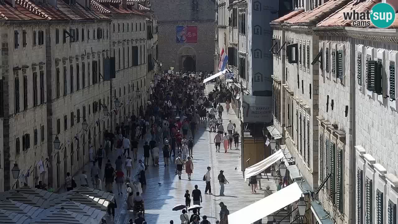 Kamera v živo Dubrovnik Stradun / Placa