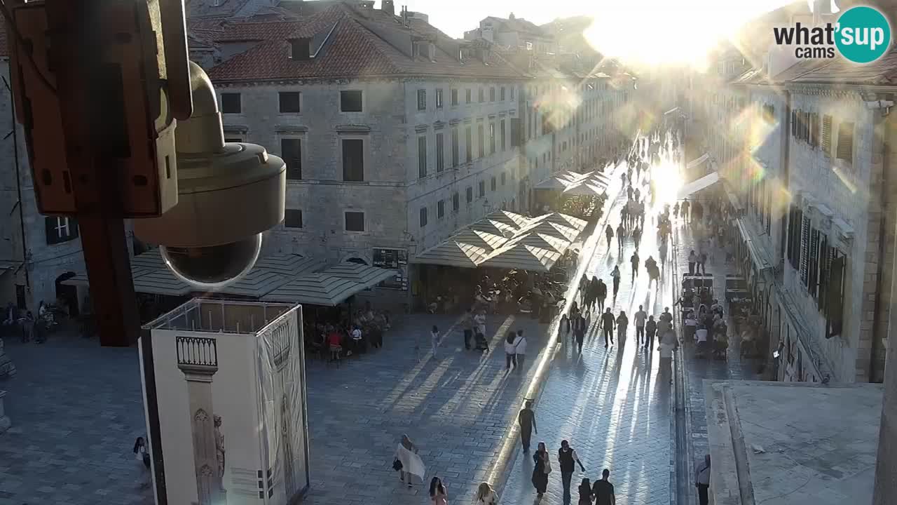 Kamera v zivo Dubrovnik – panorama na stari del mesta