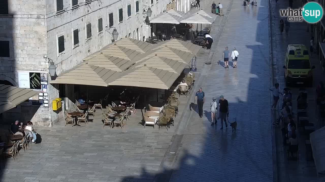 Kamera v živo Dubrovnik Stradun / Placa