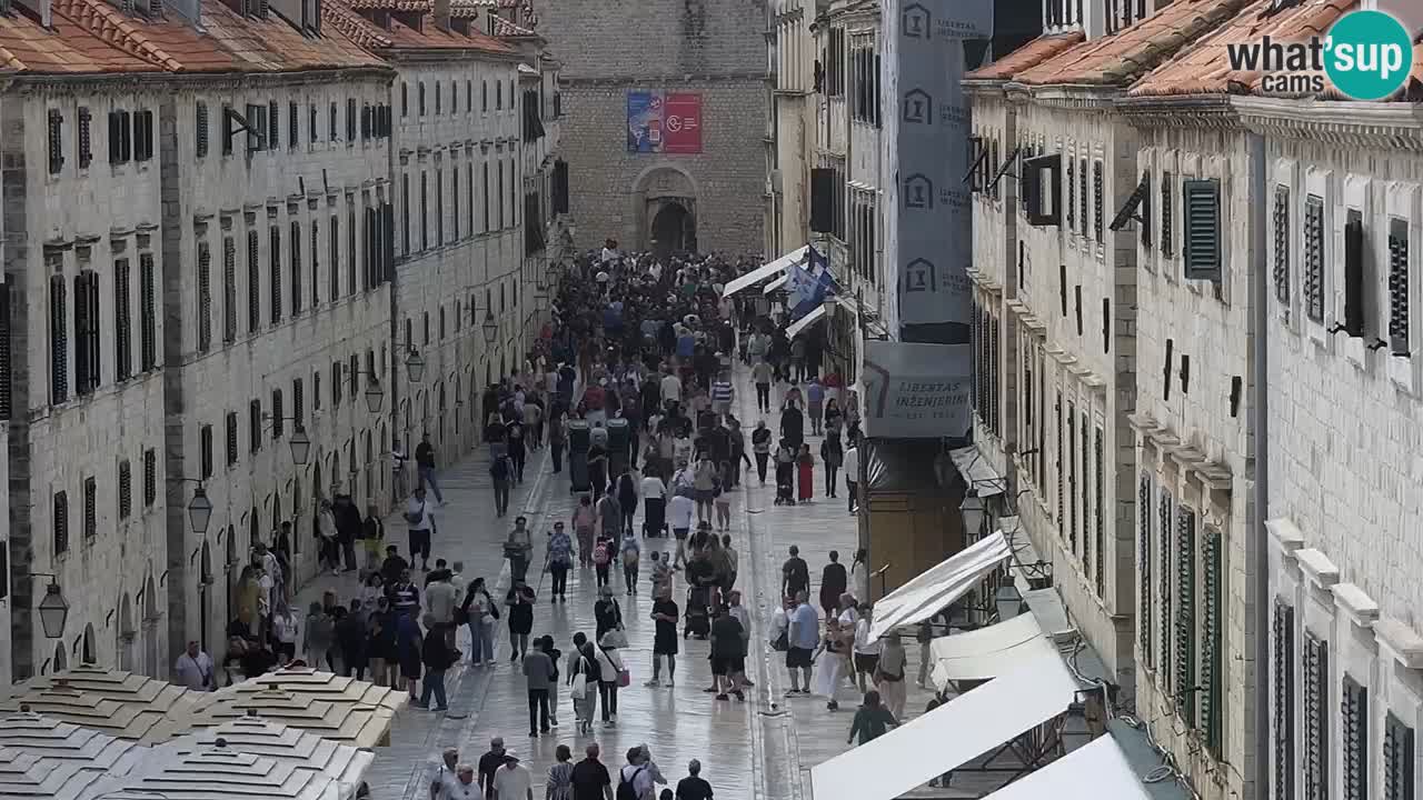 Webcam Dubrovnik – panorama de la vieille ville