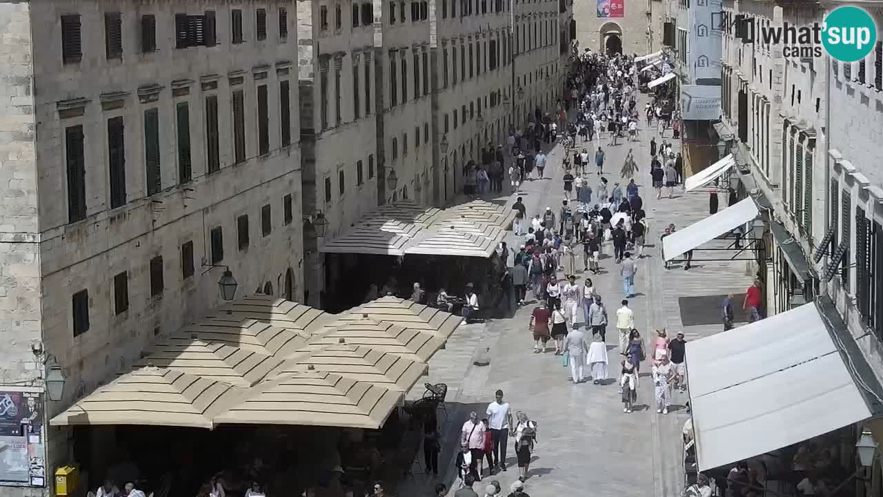 Kamera v zivo Dubrovnik – panorama na stari del mesta