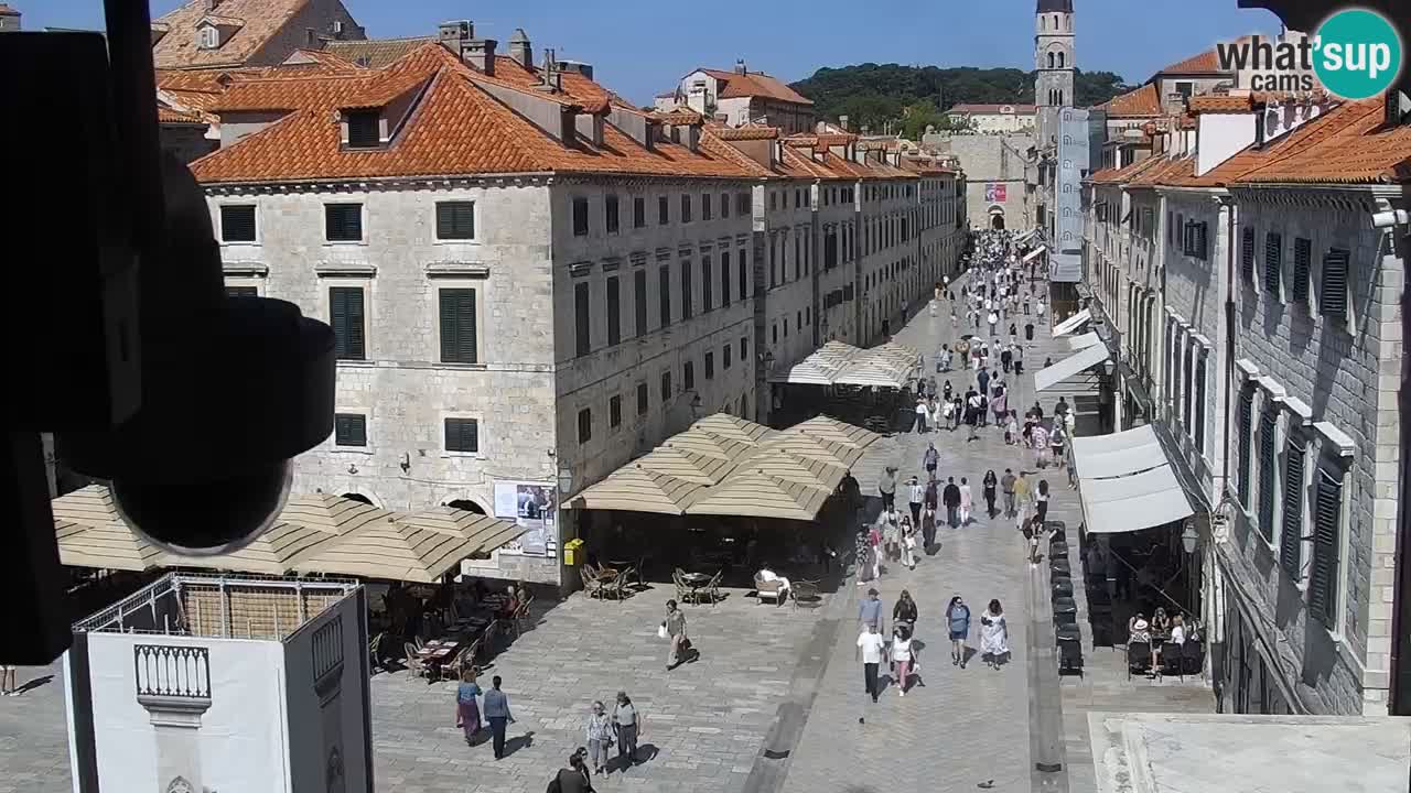 Kamera v zivo Dubrovnik – panorama na stari del mesta