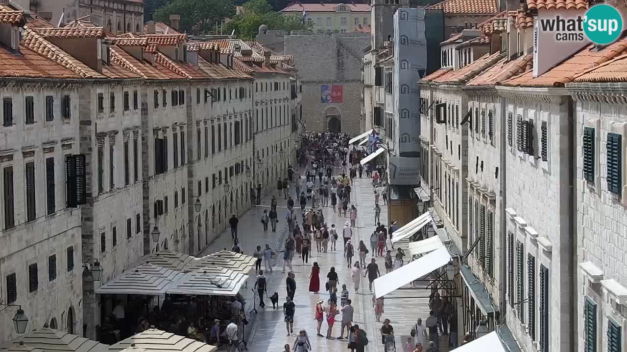 Webcam Dubrovnik – panorama de la vieille ville