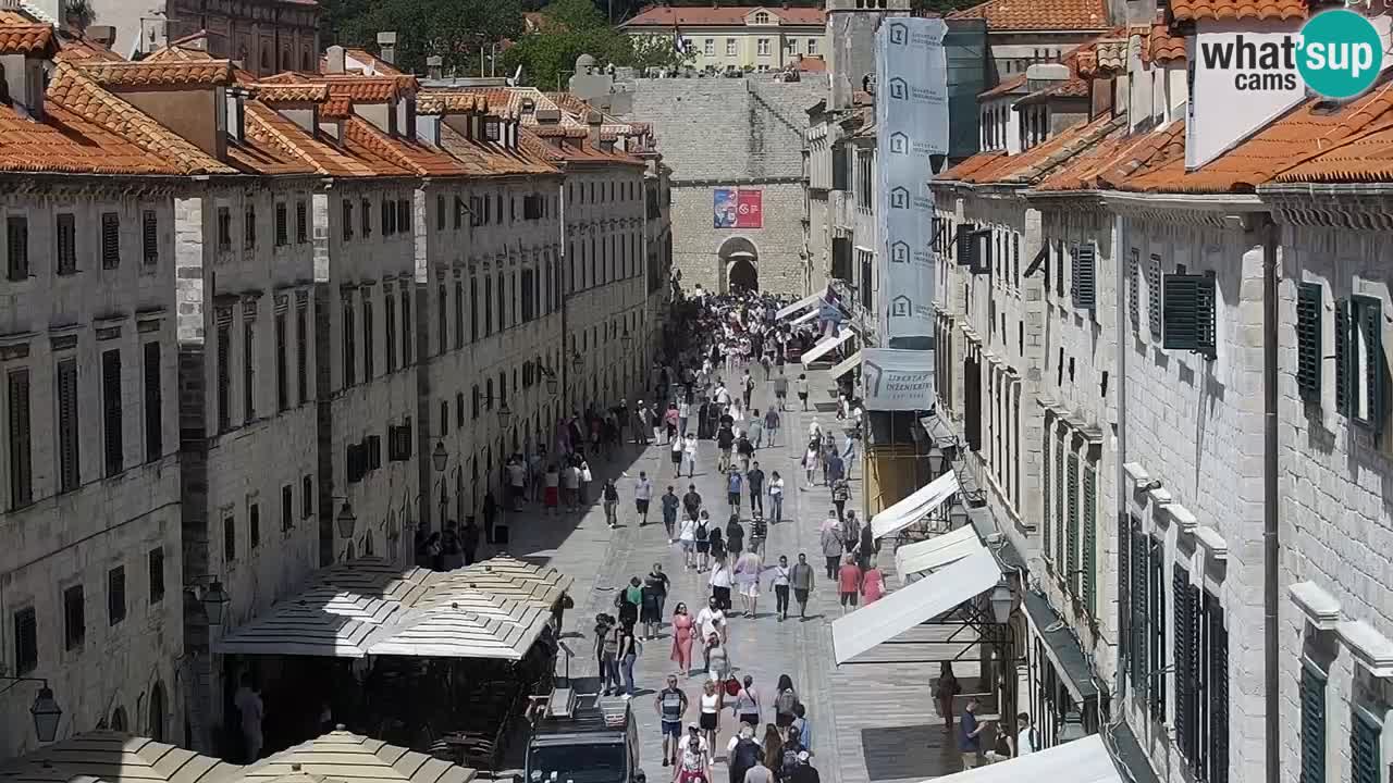 Live Webcam Dubrovnik Stradun