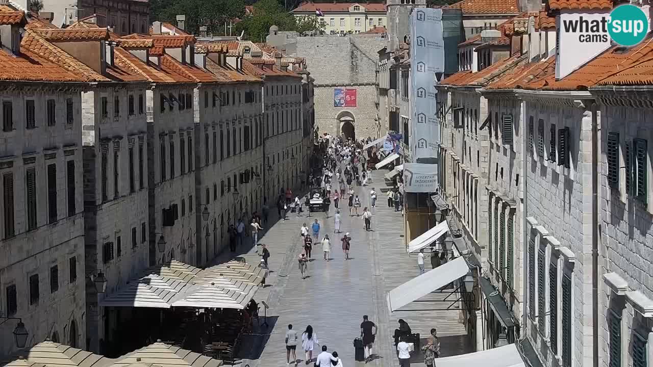 Kamera v živo Dubrovnik Stradun / Placa