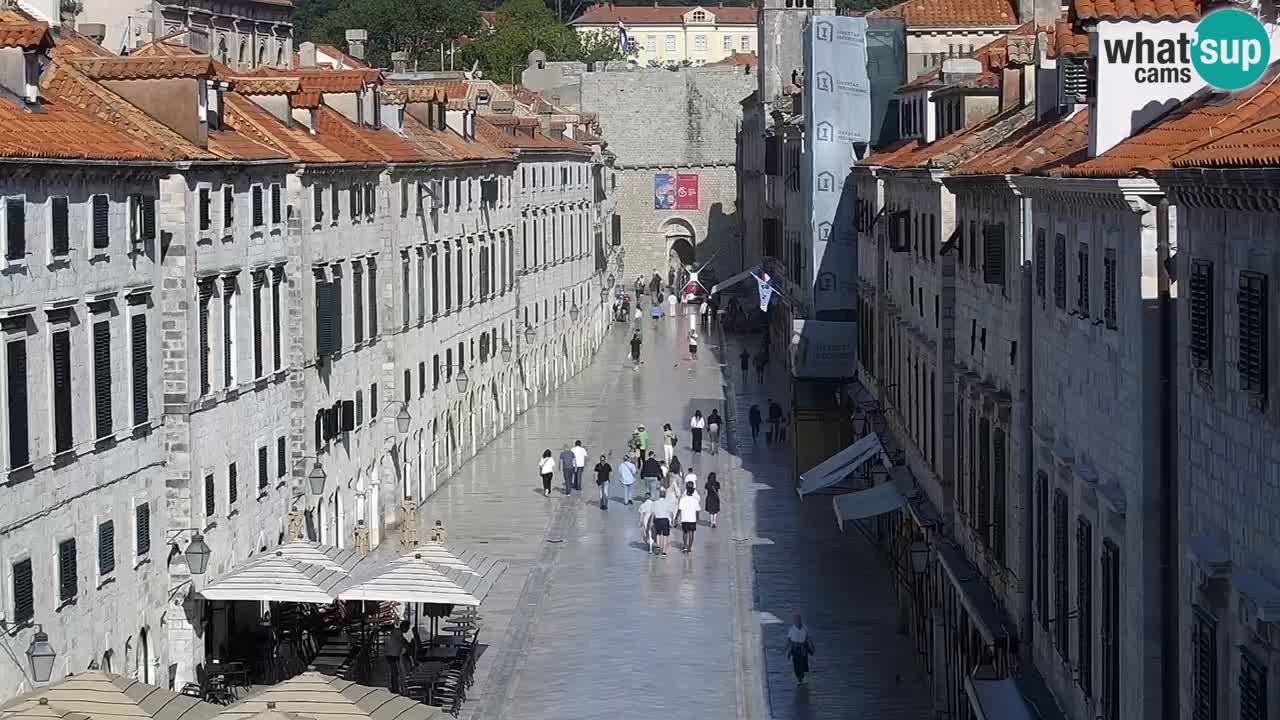 Kamera v zivo Dubrovnik – panorama na stari del mesta