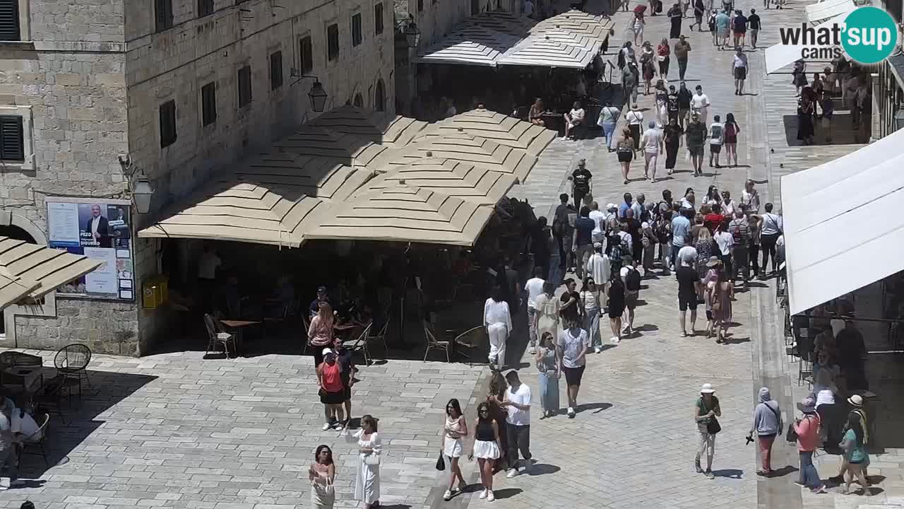 Kamera v živo Dubrovnik Stradun / Placa