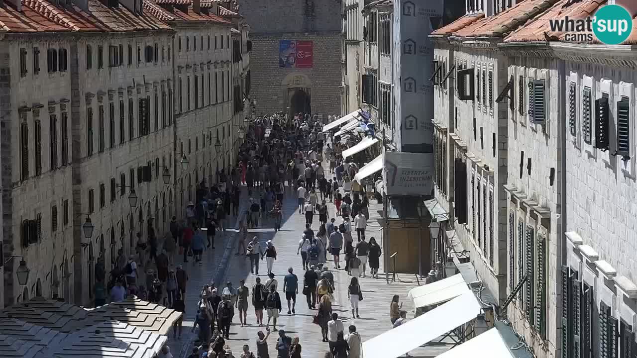 Kamera v zivo Dubrovnik – panorama na stari del mesta