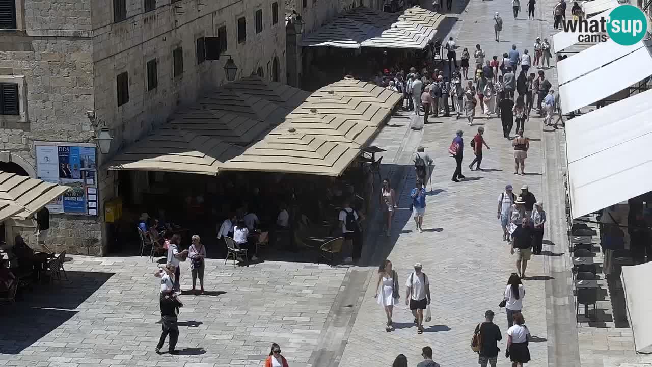 Kamera v zivo Dubrovnik – panorama na stari del mesta
