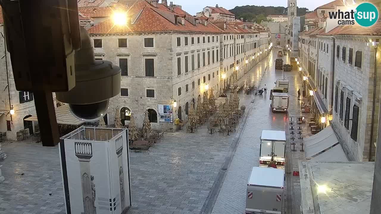 Kamera v zivo Dubrovnik – panorama na stari del mesta
