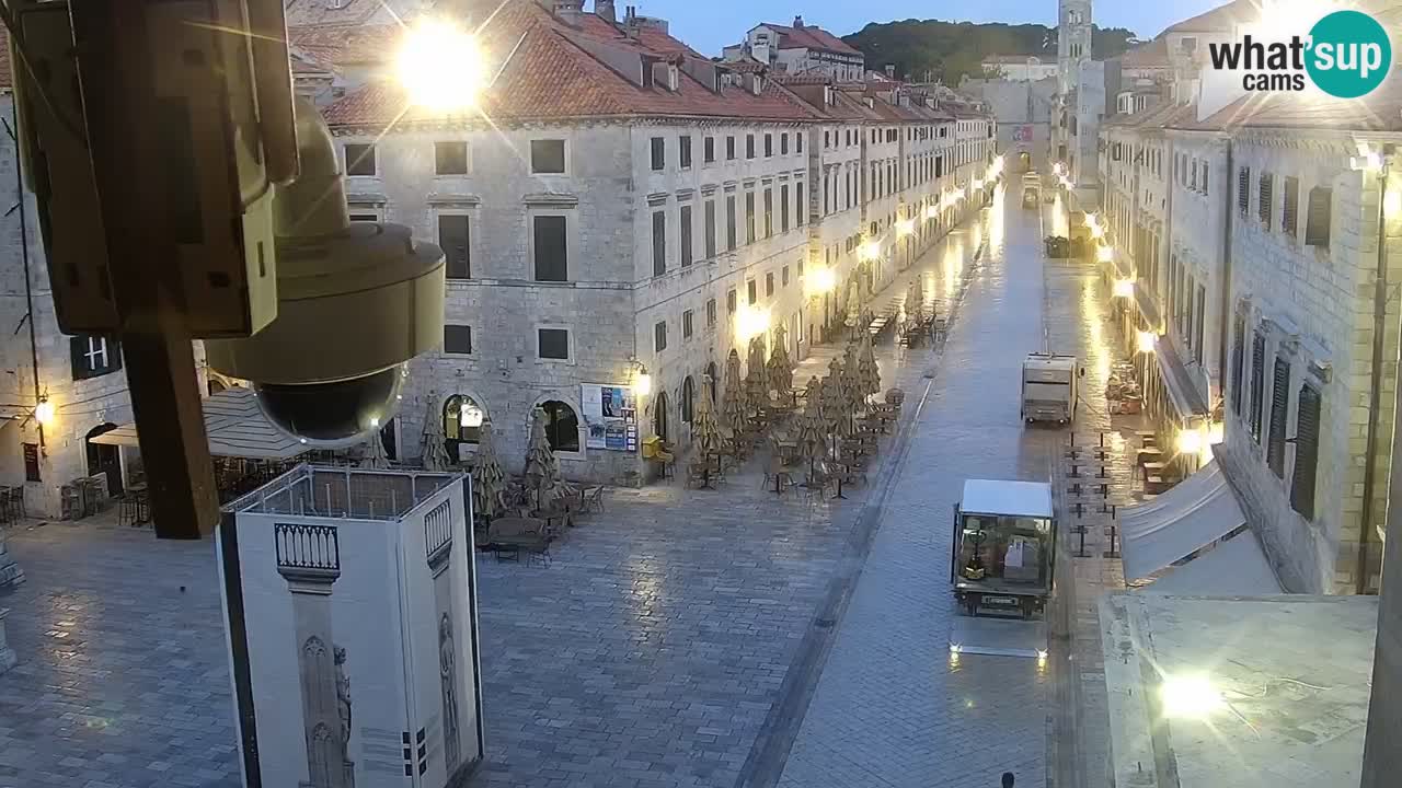 Kamera v zivo Dubrovnik – panorama na stari del mesta