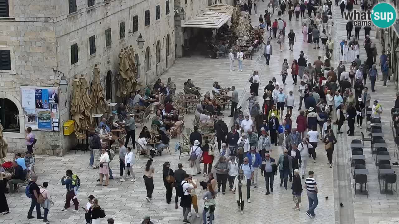 Webcam live Dubrovnik – panorama della città vecchia