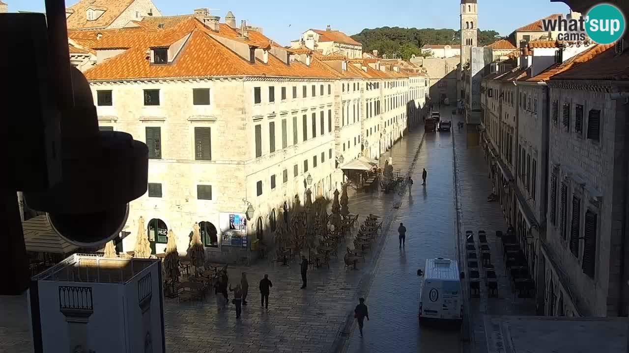 Kamera v zivo Dubrovnik – panorama na stari del mesta