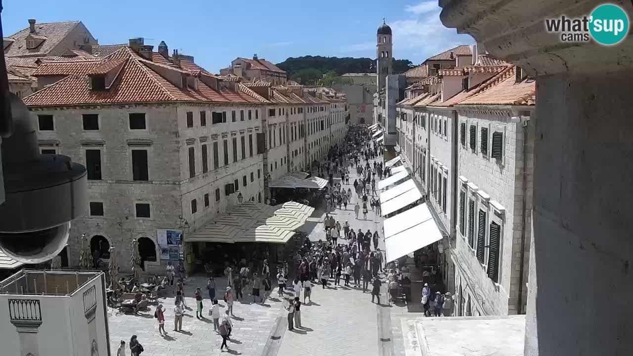 Webcam live Dubrovnik – panorama della città vecchia