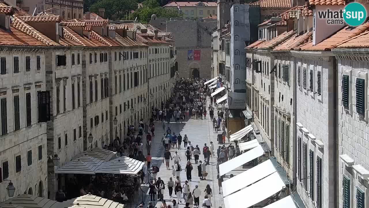 Webcam live Dubrovnik – panorama della città vecchia
