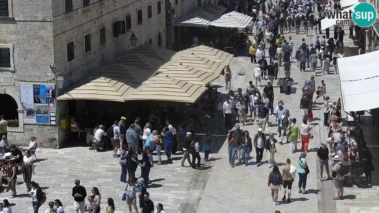 Kamera v živo Dubrovnik Stradun / Placa