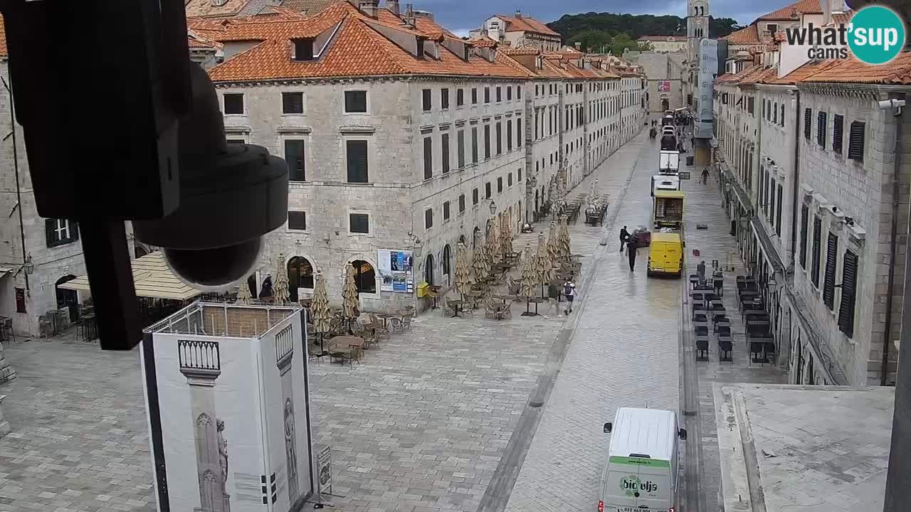 Kamera v zivo Dubrovnik – panorama na stari del mesta