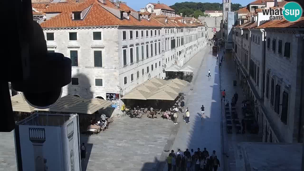 Kamera v zivo Dubrovnik – panorama na stari del mesta