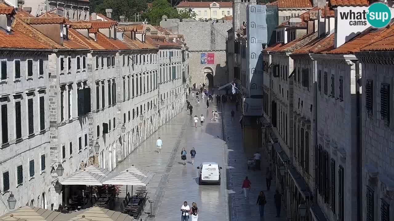 Kamera v zivo Dubrovnik – panorama na stari del mesta