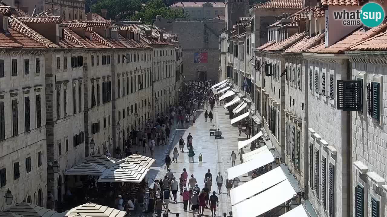 Webcam Dubrovnik – panorama de la vieille ville