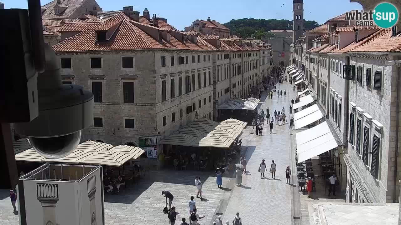 Kamera v zivo Dubrovnik – panorama na stari del mesta