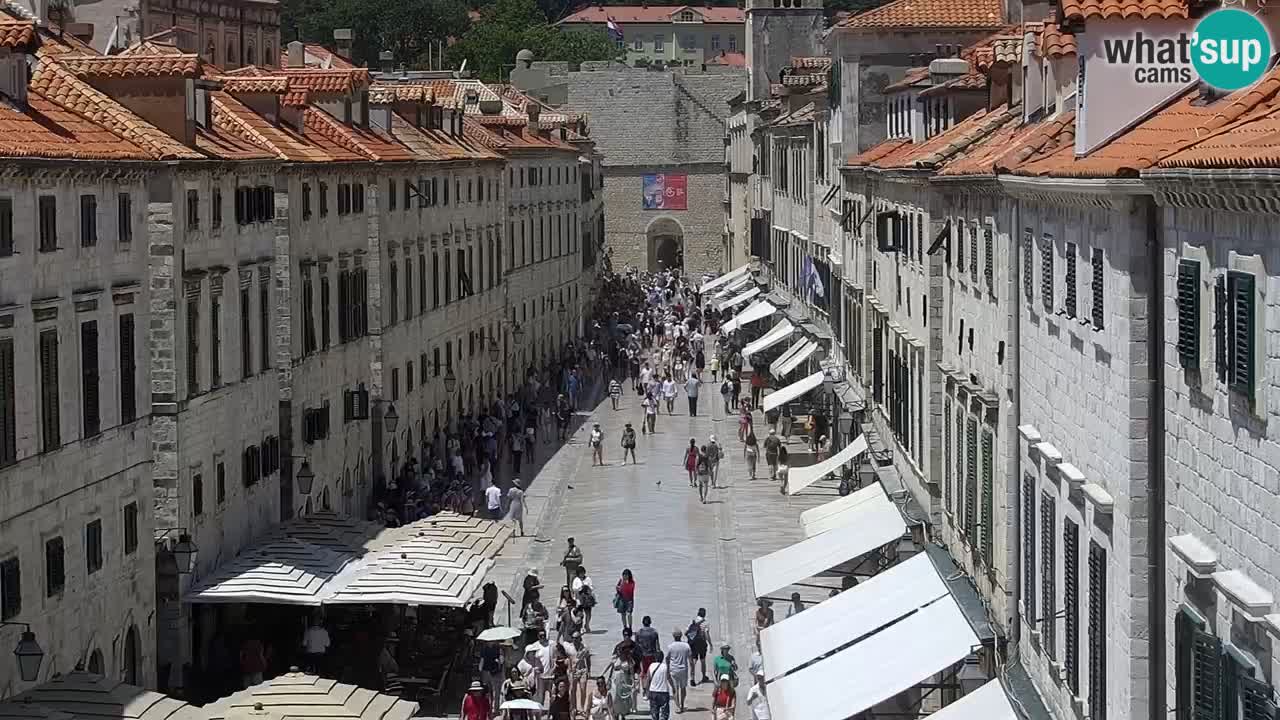 Webcam Dubrovnik – panorama de la vieille ville