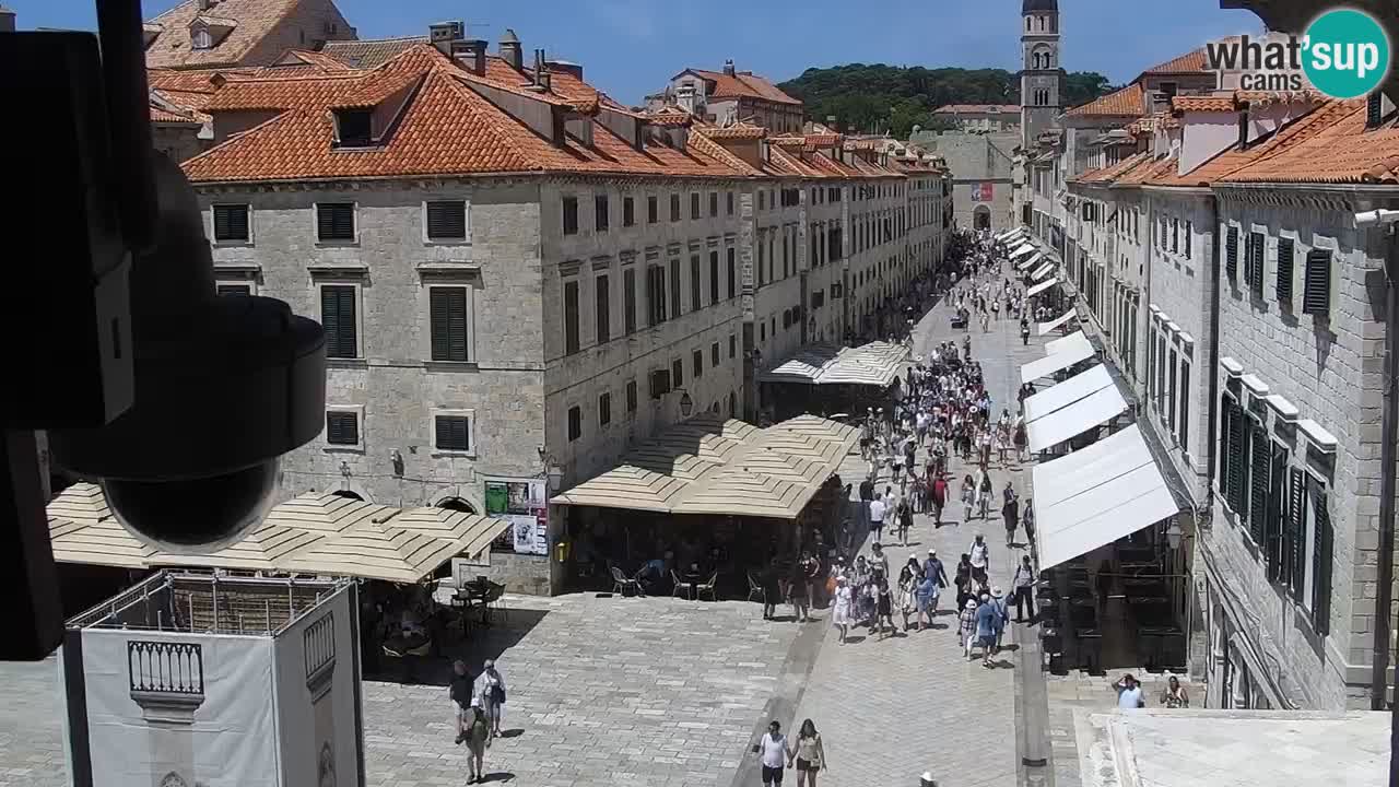 Kamera v zivo Dubrovnik – panorama na stari del mesta