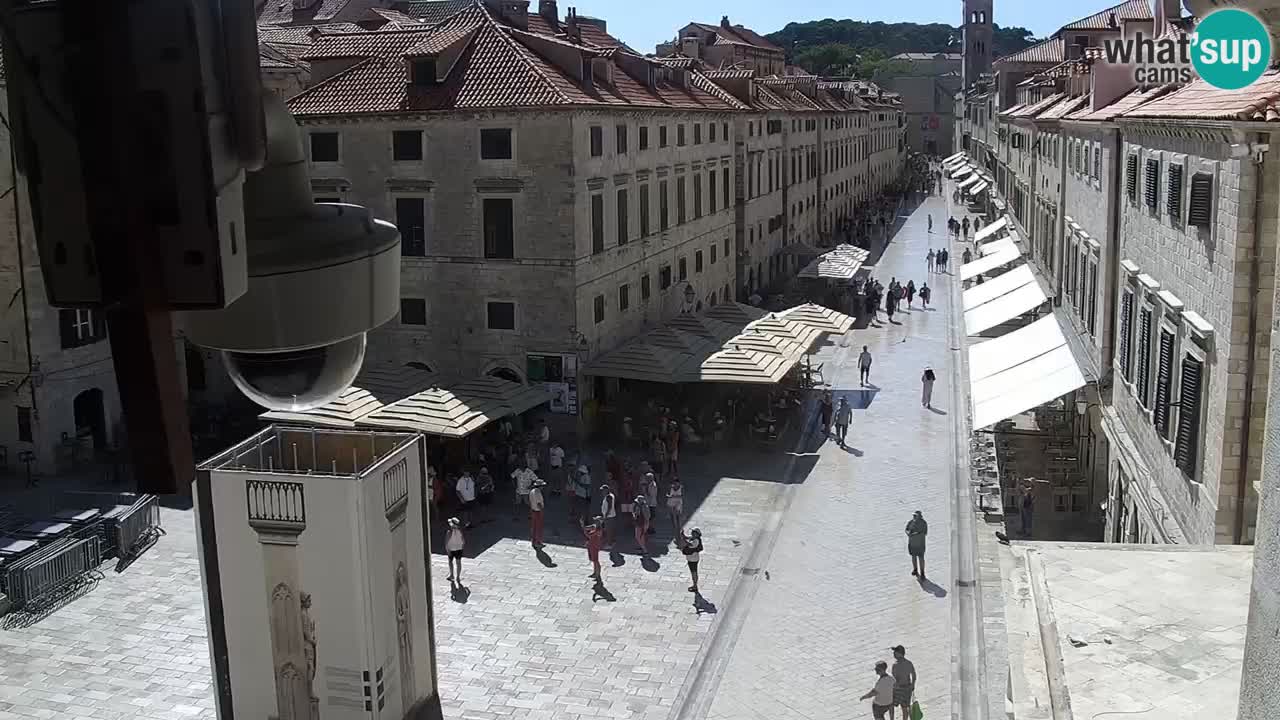 Kamera v zivo Dubrovnik – panorama na stari del mesta