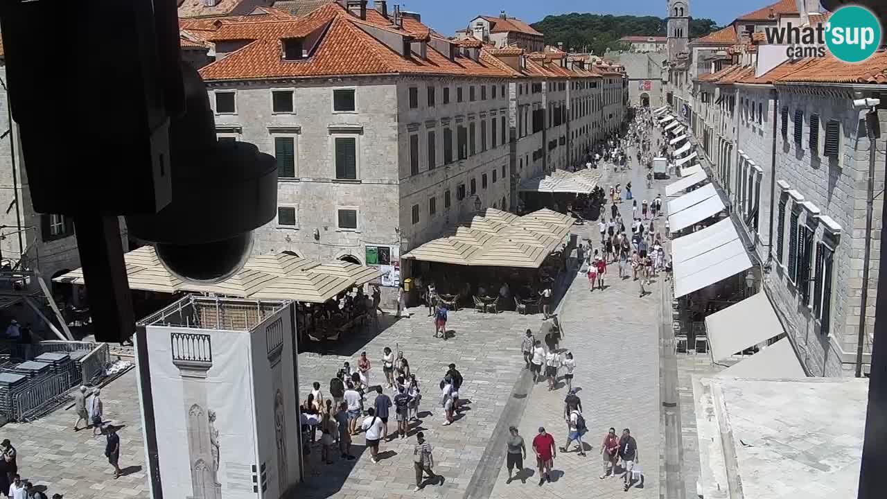 Webcam Dubrovnik – panorama de la vieille ville